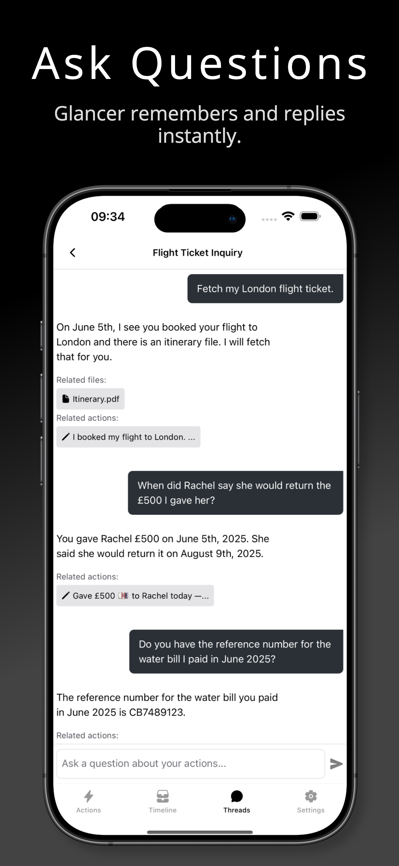 Glancer iOS App Screenshot 3
